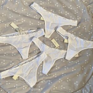 NWT Gilly Hicks Bundle of White "Boy Thong" Size Small